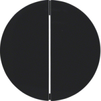 PRZYCISK POCZWÓRNY DO ŚCIEMNIACZA PRZYCISKOWEGO QUICKLINK CZARNY POŁYSK R.1/R.3/R.CLASSIC/SERIE 1930/GLAS KNX RF  - HAGER - 85648131