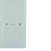 SENSOR SZKLANY DOTYKOWY POJEDYNCZY KONFIGUROWALNY SZKŁO BIAŁE TS - HAGER - 75141930