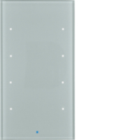 SENSOR SZKLANY DOTYKOWY POCZWÓRNY KOMFORT SZKŁO ALU TS  - HAGER - 75144034