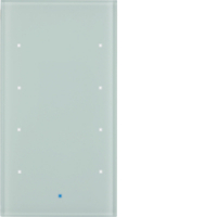 SENSOR SZKLANY DOTYKOWY POCZWÓRNY KOMFORT SZKŁO BIAŁE TS - HAGER - 75144830