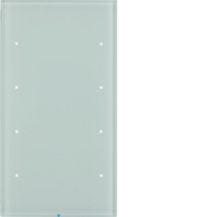 SENSOR DOTYKOWY POCZWÓRNY KOMFORT BIAŁY SZKŁO R.3  - HAGER - 75144850