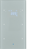 SENSOR PODWÓJNY Z RTR SZKŁO ALU TS SENSOR KNX  - HAGER - 75642034