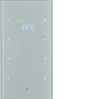 SENSOR POTRÓJNY Z RTR SZKŁO ALU TS SENSOR KNX  - HAGER - 75643034