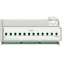KNX aktor załączający REG-K 12x 16 A jasnoszary z uruch. ręcz. i det. prądu - SCHNEIDER ELECTRIC - MTN648495