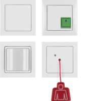 SYSTEM PRZYWOŁAWCZY ZESTAW Z ZASILACZEM, BIAŁY AKSAMIT Q.3  - HAGER - 52006099