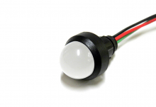 KONTROLKA DIODOWA, KLOSZ 20 MM, 230V CZERWONO-ZIELONA KLP20GR/230V - SIMET - 84520015